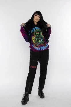 BROKEN PROMISES Hoodies Grave Goblin Dip Dye Hoodie