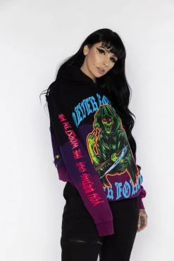 BROKEN PROMISES Hoodies Grave Goblin Dip Dye Hoodie