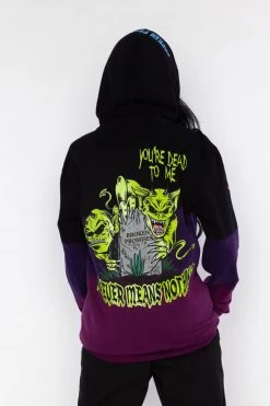 BROKEN PROMISES Hoodies Grave Goblin Dip Dye Hoodie
