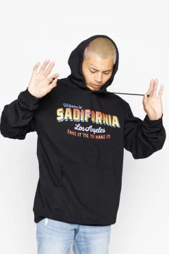 BROKEN PROMISES Hoodies Sadifornia Hoodie Black