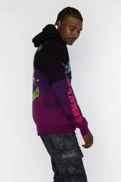 BROKEN PROMISES Hoodies Grave Goblin Dip Dye Hoodie