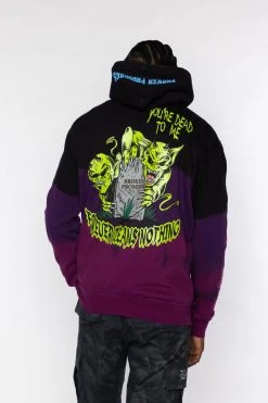 BROKEN PROMISES Hoodies Grave Goblin Dip Dye Hoodie