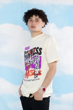 BROKEN PROMISES Love Trip Tee Natural - BPxYH