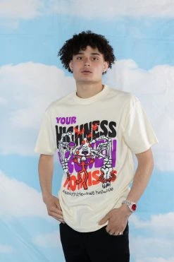 BROKEN PROMISES Love Trip Tee Natural - BPxYH