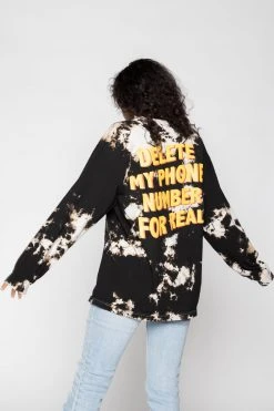 CASH Delete My Number L/S Bleach Wash