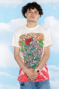 BROKEN PROMISES Up In Smoke V-Dye S/S Tee - BPxYH Shirts