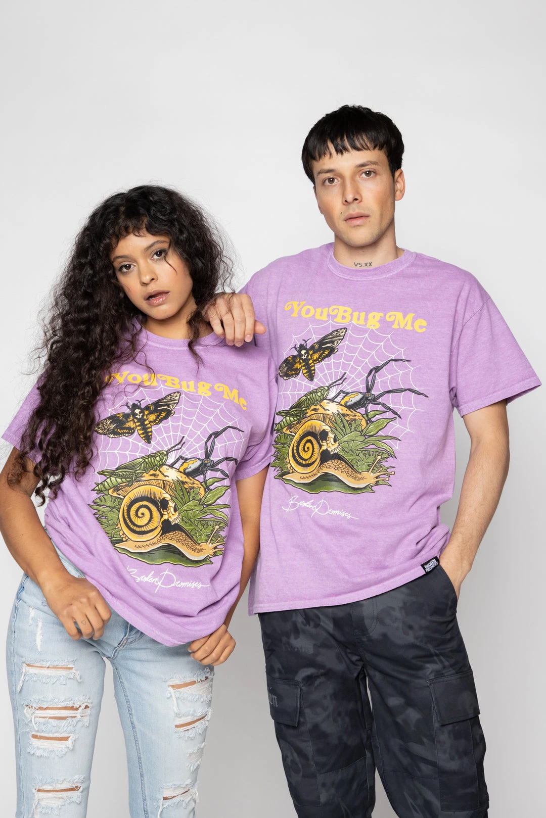 BROKEN PROMISES Slow Death SST Lavender Shirts