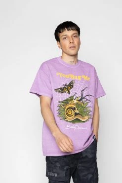 BROKEN PROMISES Slow Death SST Lavender Shirts