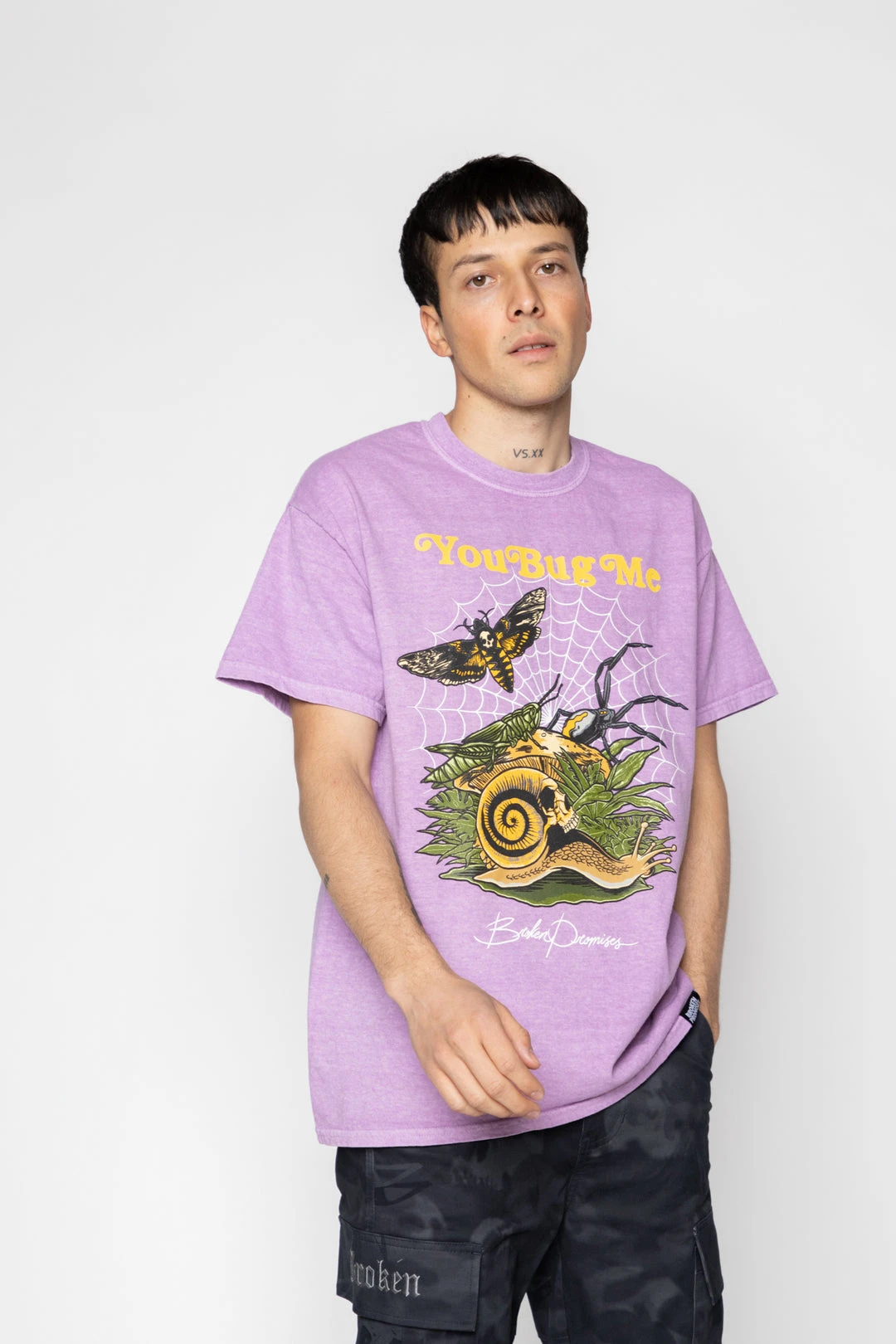 BROKEN PROMISES Slow Death SST Lavender Shirts