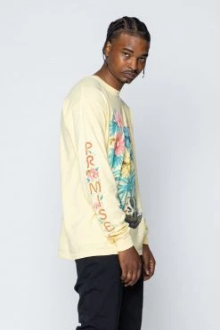 BROKEN PROMISES Lovely Decay L/S Yellow Shirts