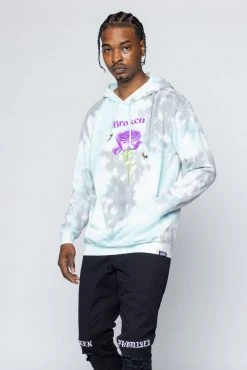 CASH Happy On The Outside Crystal Wash Hoodie Hoodies