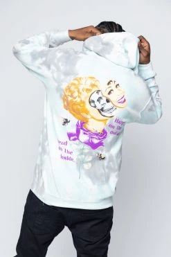 CASH Happy On The Outside Crystal Wash Hoodie Hoodies