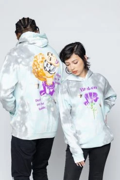 CASH Happy On The Outside Crystal Wash Hoodie Hoodies