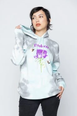 CASH Happy On The Outside Crystal Wash Hoodie Hoodies