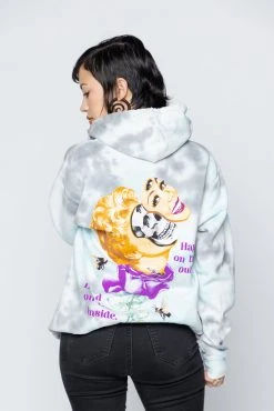 CASH Happy On The Outside Crystal Wash Hoodie Hoodies