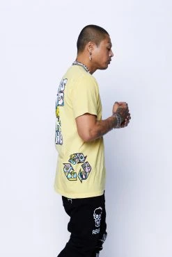 CASH Back Around Tee Yellow Shirts