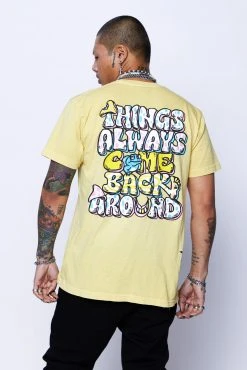 CASH Back Around Tee Yellow Shirts