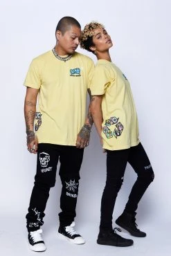 CASH Back Around Tee Yellow Shirts