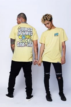 CASH Back Around Tee Yellow Shirts