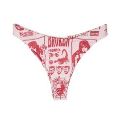 BROKEN PROMISES Demon Lover Bikini Bottom Pink