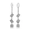BROKEN PROMISES 666 Dice Trio Earrings