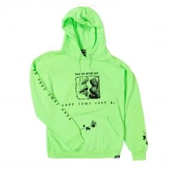 BROKEN PROMISES Easy Come Easy Go Hoodie Neon Grn