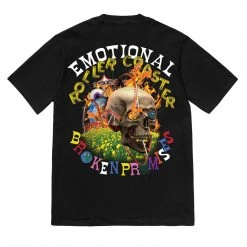 BROKEN PROMISES Emotional Rollercoaster SST Blk Shirts
