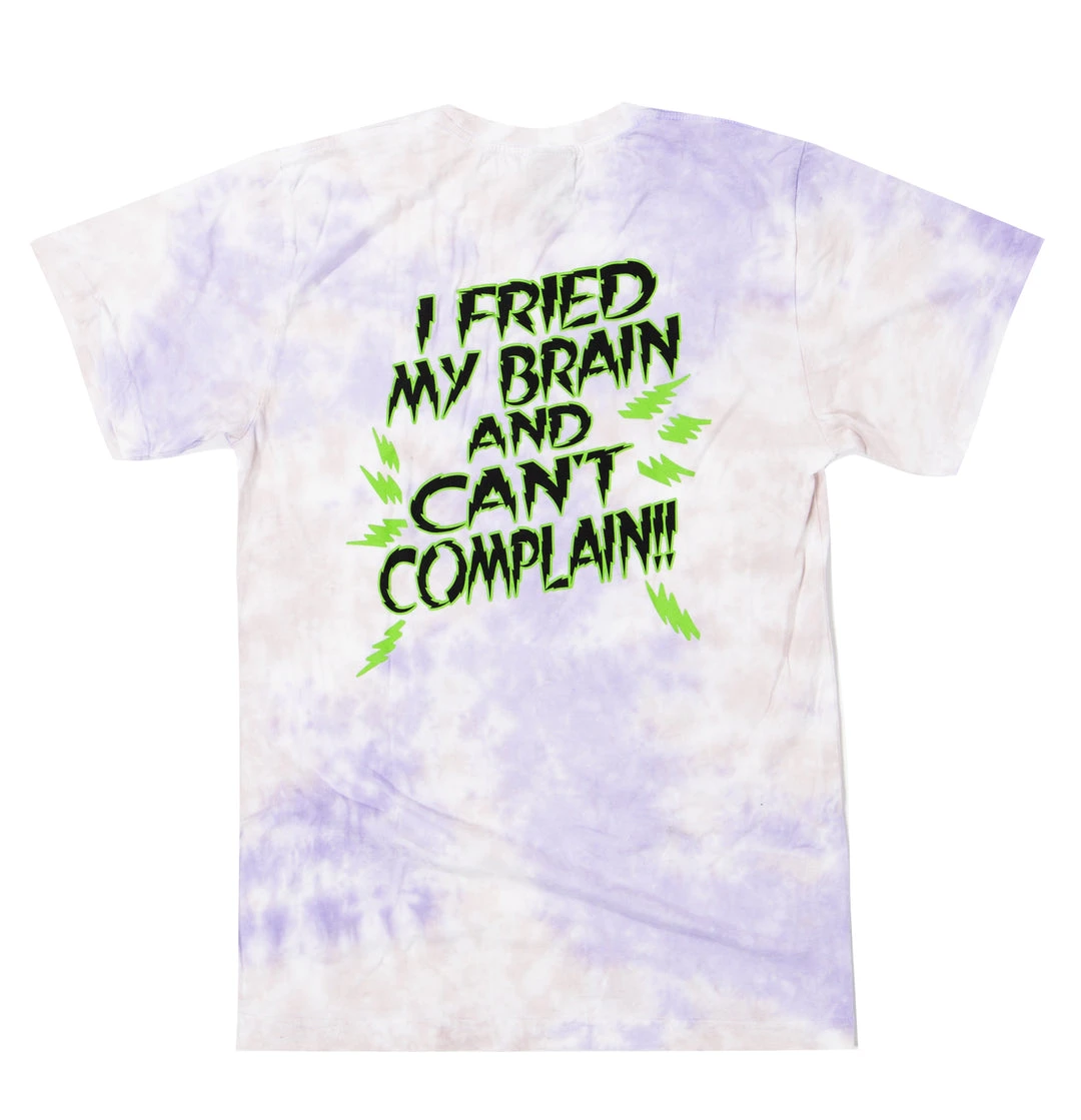 BROKEN PROMISES Shirts Fried Tie Dye Tee Lavender