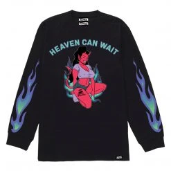 BROKEN PROMISES Heaven Can Wait L/S Black Shirts