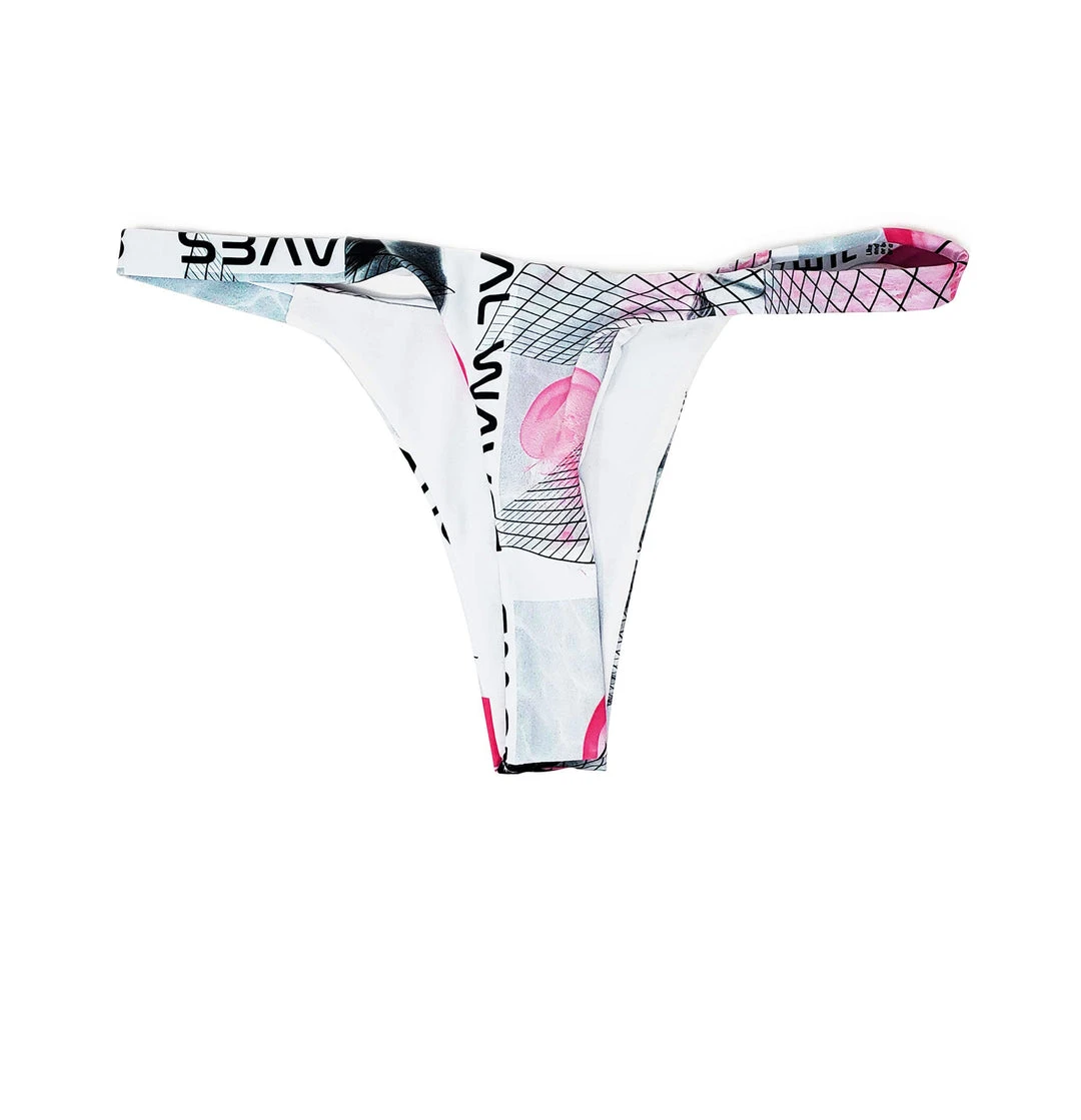 BROKEN PROMISES Hella Jelly Bikini Bottom White