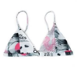 BROKEN PROMISES Swim Hella Jelly Bikini Top White