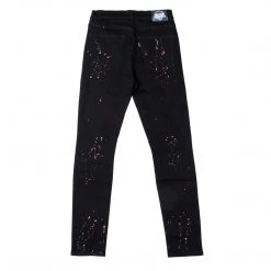 CASH Hell Bound Spatter Denim Bottoms