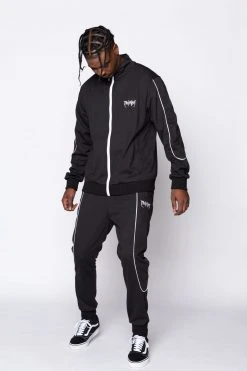 BROKEN PROMISES Graveyard Track Jacket Black Sets