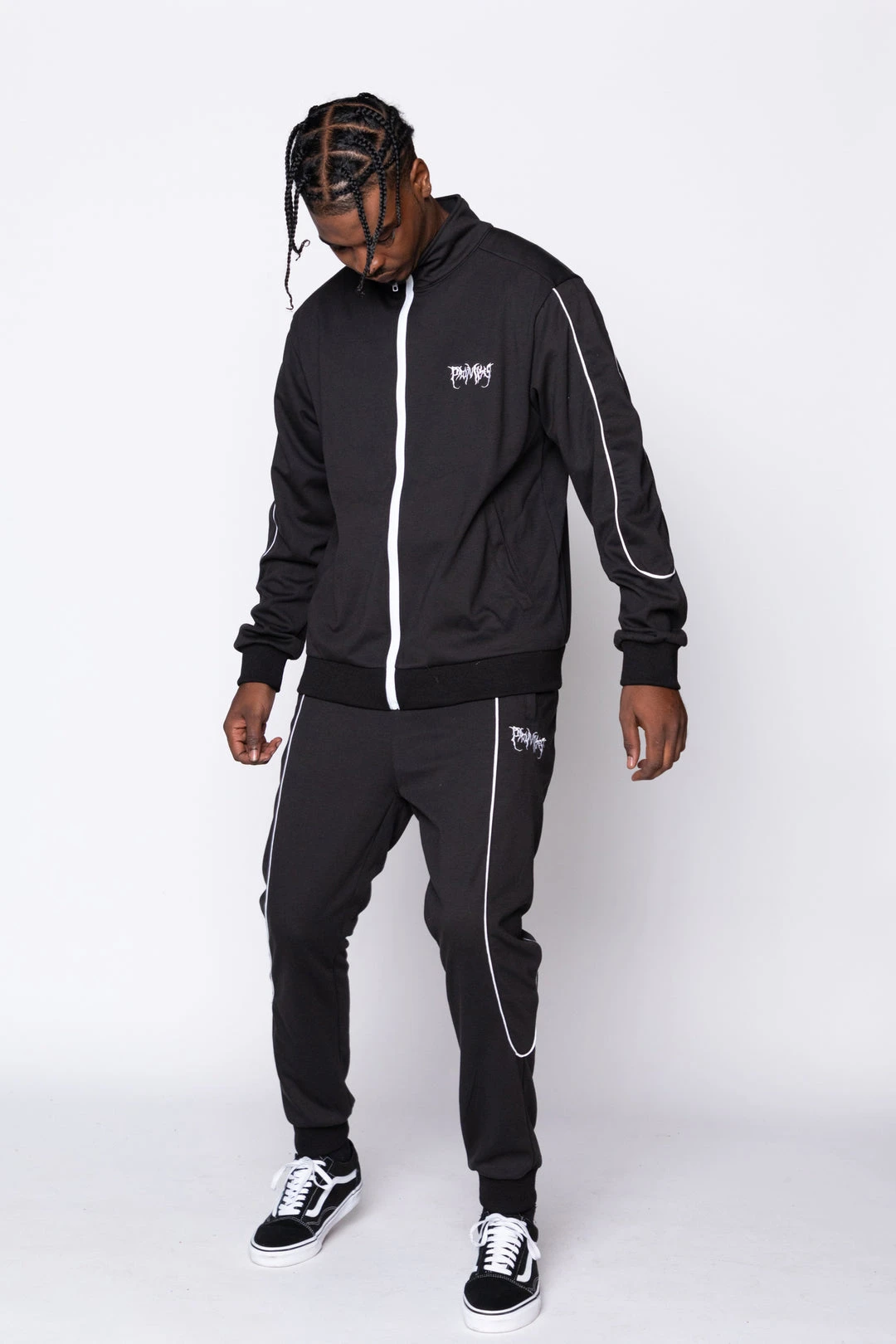 BROKEN PROMISES Graveyard Track Jacket Black Sets