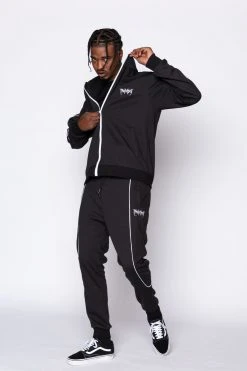 BROKEN PROMISES Graveyard Track Jacket Black Sets