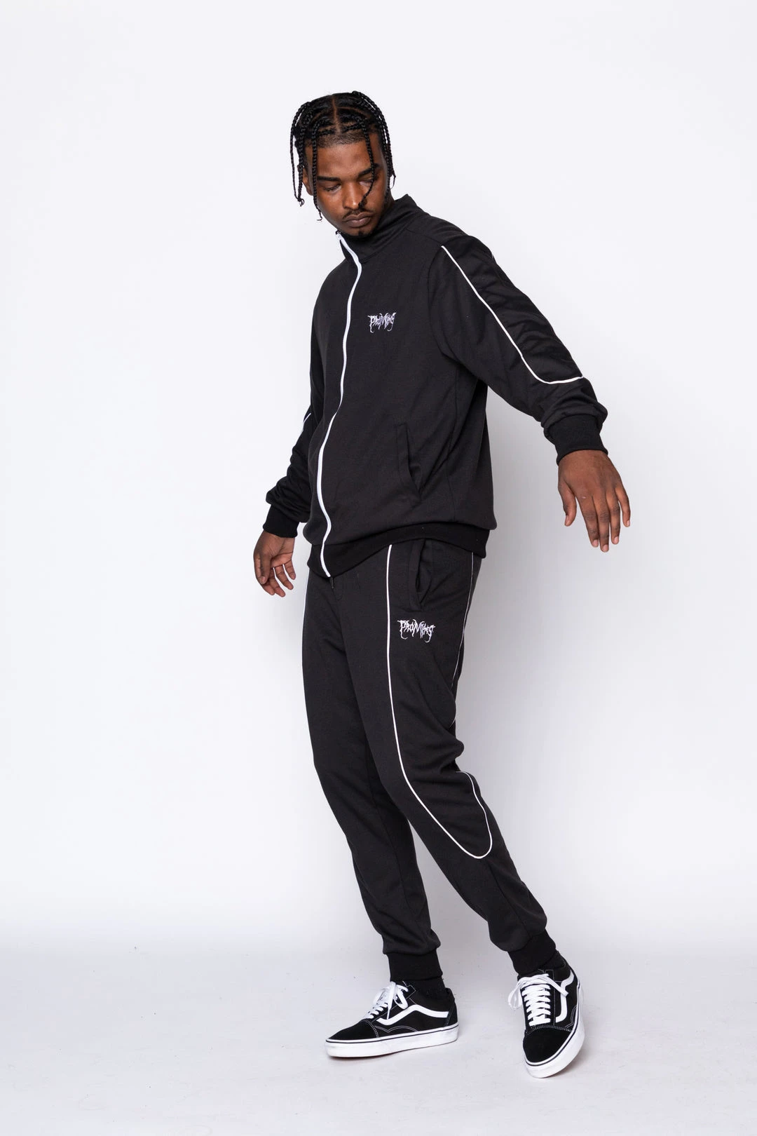 BROKEN PROMISES Graveyard Track Jacket Black Sets