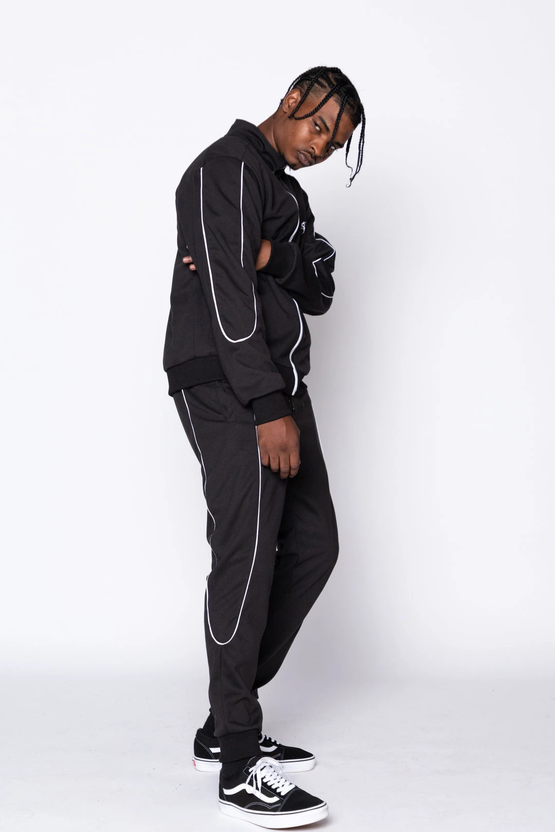 BROKEN PROMISES Graveyard Track Jacket Black Sets