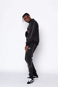 BROKEN PROMISES Bottoms Graveyard Track Pants Black