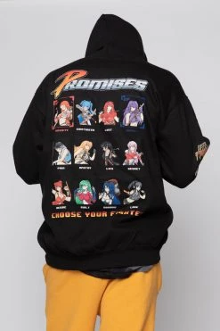 BROKEN PROMISES Choose Your Fighter Hoodie Black