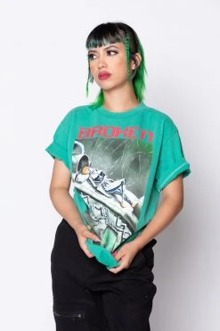 BROKEN PROMISES Numb To The World Green SST Shirts