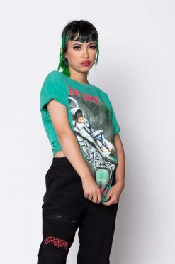 BROKEN PROMISES Numb To The World Green SST Shirts