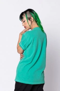 BROKEN PROMISES Numb To The World Green SST Shirts