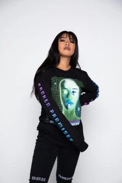 BROKEN PROMISES Inanimate L/S Black