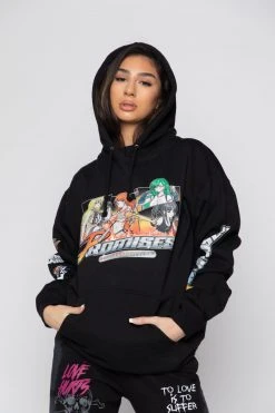 BROKEN PROMISES Choose Your Fighter Hoodie Black
