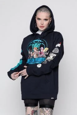 BROKEN PROMISES Let's Fight Hoodie Navy