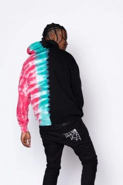CASH Hoodies Slogan Tri-Color Dye Hoodie