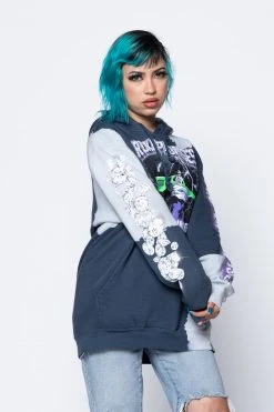 CASH Tie Dye Hoodies Stunt Devil Bleached Dye Hoodie