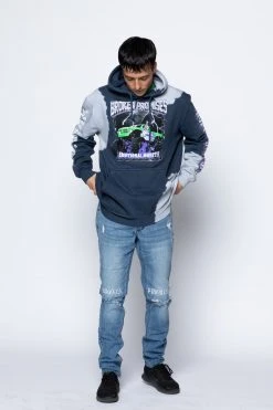 CASH Tie Dye Hoodies Stunt Devil Bleached Dye Hoodie