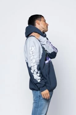 CASH Tie Dye Hoodies Stunt Devil Bleached Dye Hoodie