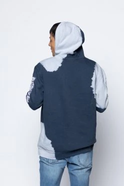 CASH Tie Dye Hoodies Stunt Devil Bleached Dye Hoodie